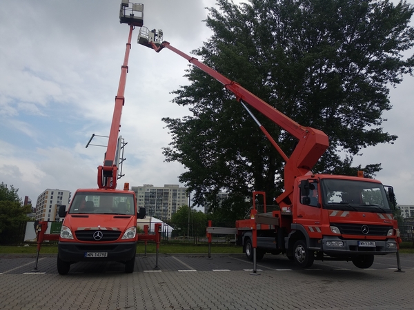 wynajem podnosnika koszowego Warszawa